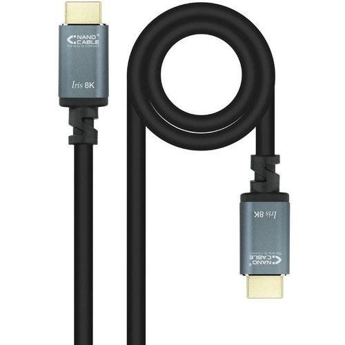 CABLE HDMI 2.1 IRIS 8K A/M-A/M NEGRO 5 M NANOCABLE