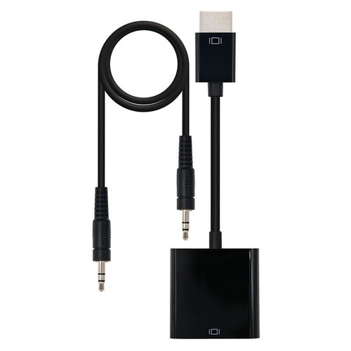 CONVERSOR HDMI SVGA+AUDIO HDMIM-SVGAH+3.5H 10CM+1M-CN2 CONVERSOR HDMI SVGA+AUDIO HDMIM-SVGAH+3.5H 10CM+1M