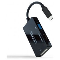 Nanocable Conversor USB-C a HDMI/DVI/VGA 20 cm