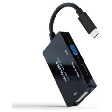 CONVERSOR USB-C/M A HDMI/H, DVI/H, VGA/H NANOCABLE