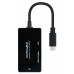 CONVERSOR USB-C/M A HDMI/H, DVI/H, VGA/H NANOCABLE