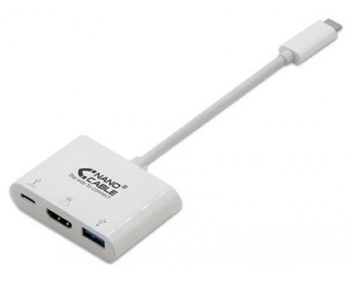 Nanocable CONVERSOR USB-C A HDMI / USB / USB-C, 3
