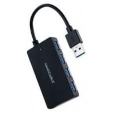 HUB NANO CABLE USB3.0 4PTOS USB-A/M - USB3.0/H 0.15M
