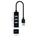 HUB NANO CABLE USB2.0 4PTOS USB-A/M - USB2.0/H 0.15M