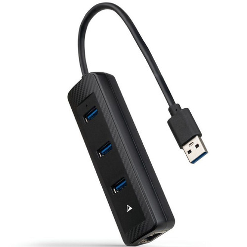 CONVERSOR USB3.0 A ETHERNET 3xUSB3.0 USB-A/M-RJ45/