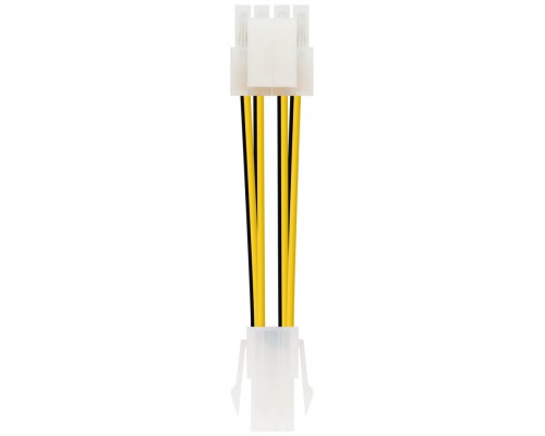 Nanocable Cable Alimentación 4PIN/H-4+4PIN/M, 15 c