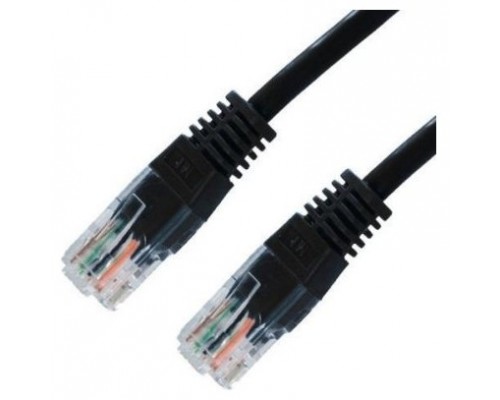 Nanocable CABLE RED LATIGUILLO RJ45 CAT.5E UTP AWG24, NEGRO, 2.0 M