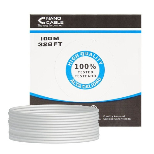 CABLE RED RJ45 CAT.5E UTP FLEXIBLE AWG24 100 M-CN7 CABLE RED RJ45 CAT.5E UTP FLEXIBLE AWG24 100 M
