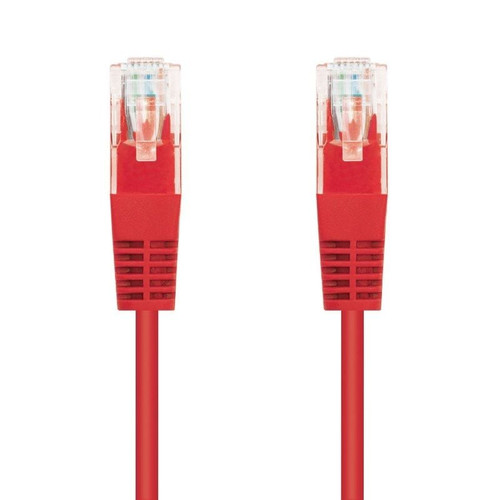CABLE RED LATIGUILLO RJ45 CAT.6 UTP AWG24 ROJO 25 CM