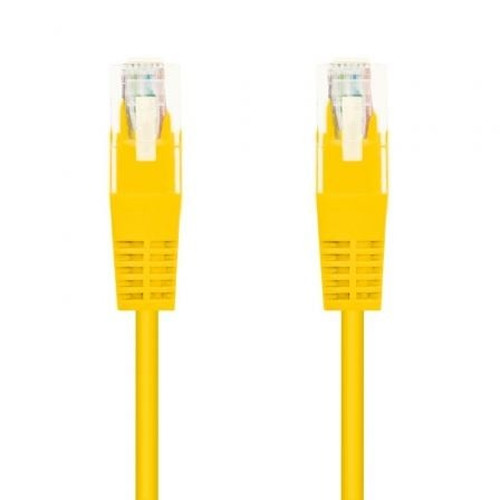 CABLE RED LATIGUILLO RJ45 CAT.6 UTP AWG24 AMARILLO 25