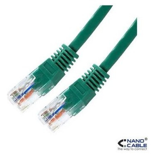 Nanocable Latiguillo RJ45 Cat. 6 UTP 3 M Verde-IA1 Nanocable Latiguillo RJ45 Cat. 6 UTP 3 M Verde