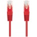 CABLE RED LATIGUILLO RJ45 CAT.6 UTP AWG24,3M ROJO NANOCABLE