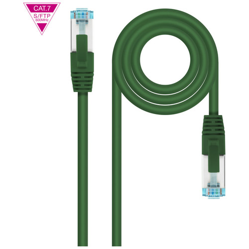 NANOCABLE CABLE RED CAT.7 LSZH SFTP PIMF AWG26 VERDE 30 CM-SX1 NANOCABLE CABLE RED CAT.7 LSZH SFTP PIMF AWG26 VERDE 30 CM