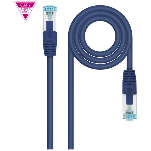 NANOCABLE CABLE RED CAT.7 LSZH SFTP PIMF AWG26 AZUL 2 M-SX1 NANOCABLE CABLE RED CAT.7 LSZH SFTP PIMF AWG26 AZUL 2 M