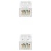 CABLE RED LATIGUILLO RJ45 CAT.6A LSZH UTP AWG24, 0.30M BLANCO NANOCABLE
