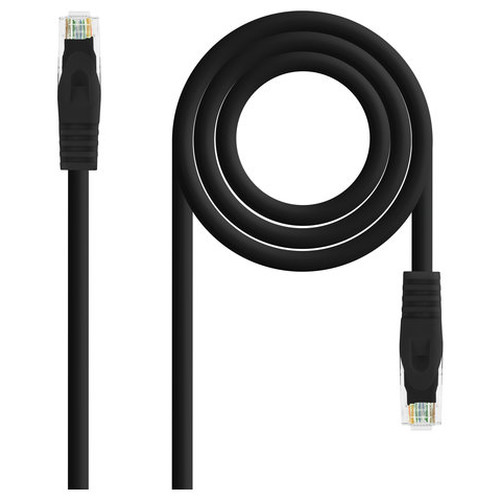 Cat6A, RJ-45, UTP, LSZH, AWG 24, 1 m, Negro-SX1 Cat6A, RJ-45, UTP, LSZH, AWG 24, 1 m, Negro