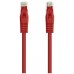 CABLE RED LATIGUILLO RJ45 CAT.6A LSZH UTP AWG24, 1M ROJO NANOCABLE
