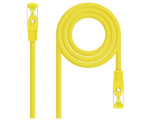 CABLE DE RED LATIGUILLO RJ45 SFTP CAT6A AWG26 2 M AMARILLO NANOCABLE (Espera 4 dias)