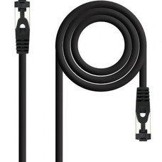 NANOCABLE CABLE RED CAT.8.1 2GHZ LSZH SSTP AWG26 NEGRO 0.5 M