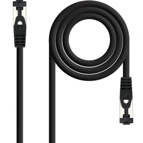 NANOCABLE CABLE RED CAT.8.1 2GHZ LSZH SSTP AWG26 NEGRO 0.5 M