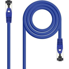 NANOCABLE CABLE RED CAT.8.1 2GHZ LSZH SSTP AWG26 AZUL 0.5 M