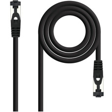 NANOCABLE CABLE RED CAT.8.1 2GHZ LSZH SSTP AWG26 NEGRO 25 CM