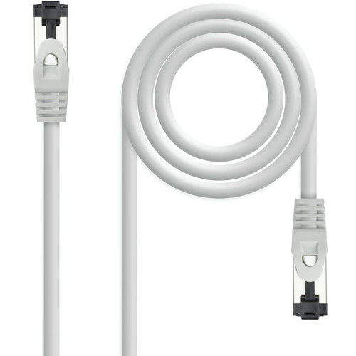 Nanocable Cable red Cat. 8.1 2GHZ SSTP Gris 1m-IA1 Nanocable Cable red Cat. 8.1 2GHZ SSTP Gris 1m