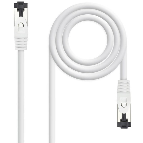 Nanocable Cable red Cat. 8.1 2GHZ SSTP Blanco 2m