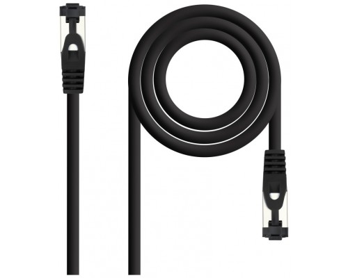 Nanocable Cable red Cat. 8.1 2GHZ SSTP Negro 5m