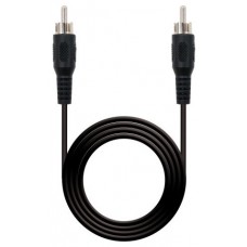 Cable audio con conector tipo RCA macho en ambos