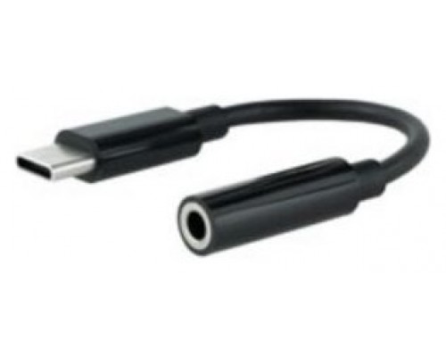 Nanocable Adaptador Audio USB-C/M a Jack/H, Negro