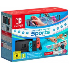 NINTENDO SWITCH NEON + SWITCH SPORTS + 12 MESES SWITCH ONLINE (Espera 4 dias)