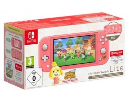 CONSOLA NINTENDO SWITCH LITE CORAL+ANIMAL