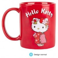 TAZA TERMOSENSIBLE KONIX HELLO KITTY KIMONO