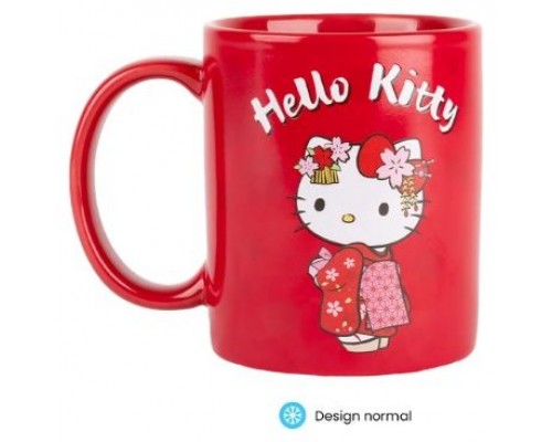 TAZA TERMOSENSIBLE KONIX HELLO KITTY KIMONO