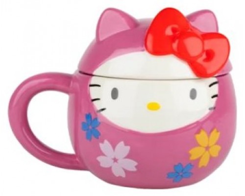 TAZA 3D KONIX HELLO KITTY DARUMA