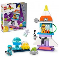 Lego duplo aventura en lanzadera espacial