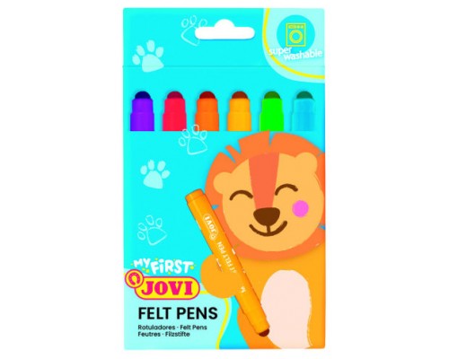 MY FIRST FELT PEN ESTUCHE 6 ROTULADORES COLORES SURTIDOS NEW JOVI 1206 (Espera 4 dias)