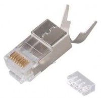 KIT 50 CONECTORES RJ45 EQUIP CATEGORIA 8.1 APANTALLADO