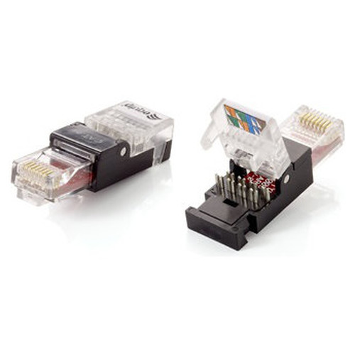 KIT 2 UNIDADES CONECTOR RJ45 EQUIP CAT6 TOOLFREE NO-DN4 KIT 2 UNIDADES CONECTOR RJ45 EQUIP CAT6 TOOLFREE NO