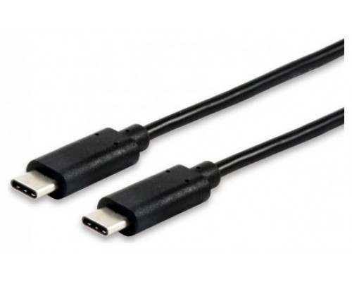 CABLE USB-C MACHO - USB-C MACHO  1 METRO EQUIP