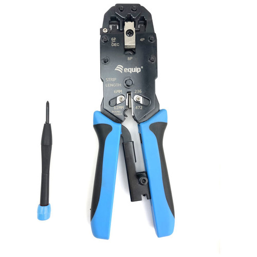 CRIMPADORA PROFESIONAL RJ11-RJ12-RJ45 EQUIP 129409-SX6 CRIMPADORA PROFESIONAL RJ11-RJ12-RJ45 EQUIP 129409