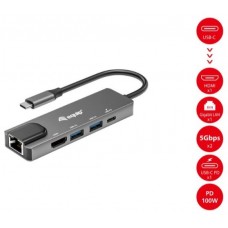 DOCKING USB-C EQUIP 133489 A 1xHDMI 4K 1xUSB-C PD 100W