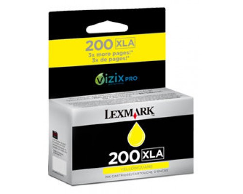 Lexmark Cartucho de tinta amarillo Alto Rendimiento 200XLA