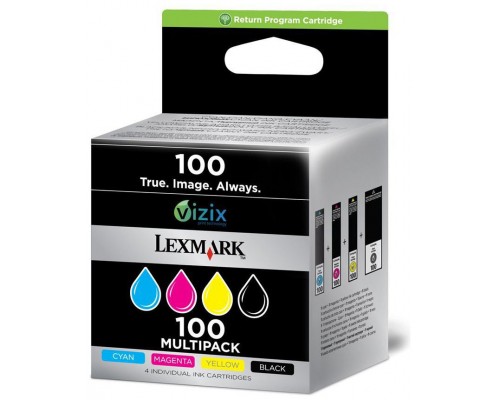 Lexmark Pack 3 cartuchos color (CMY) Retornables 100