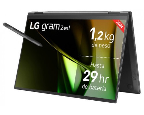 LG PORTATIL GRAM 2 EN 114T90S. W11 HOME. INTEL CORE ULTRA 7. 16GB. 512GB SSD. 1,2KG