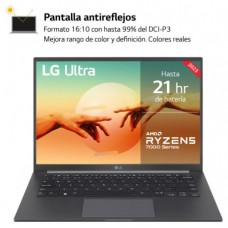 LG PORTATIL (14U70R-G.AP56B) ULTRA PRO, 14", RYZEN5, 8GB RAM, 512GB SSD, GRIS