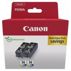 CARTUCHO DE TINTA CANON-36 TRI TWINPACK