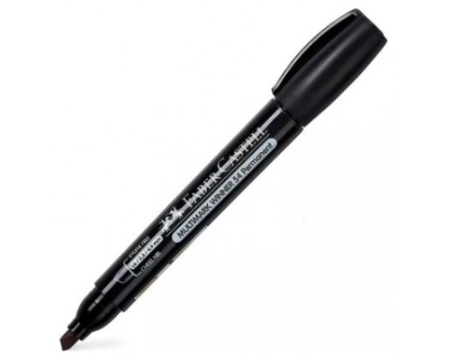 MARCADOR MULTIMARK WINNER 54-E NEGRO PUNTA BISELADA Y SIN CLIP FABER CASTELL 153199 (Espera 4 dias)