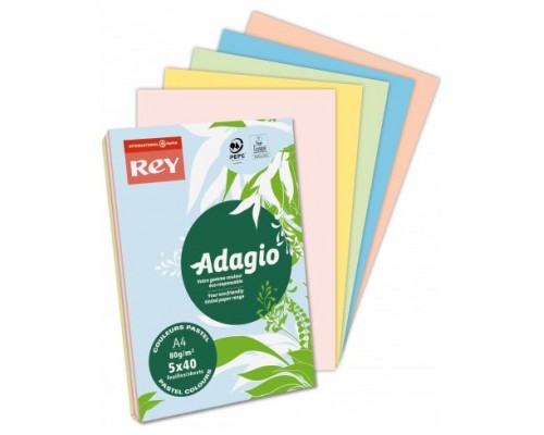 PAQUETE 500H PAPEL 80GR A3 AZUL PALIDO ADAGIO 156237 (MIN5) (Espera 4 dias)